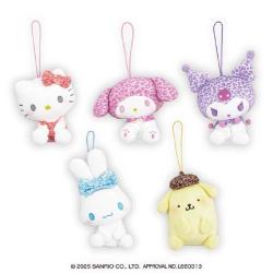 サンリオキャラクターズ ヒョウ柄おすわりちょいデカマスコット