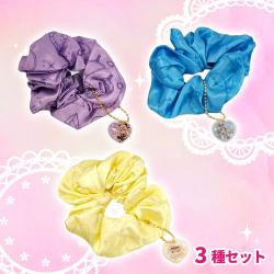 【キュアエクレール&キュアアルカナ・シャドウ&ジェット先輩】名探偵プリキュア チャーム付きシュシュ